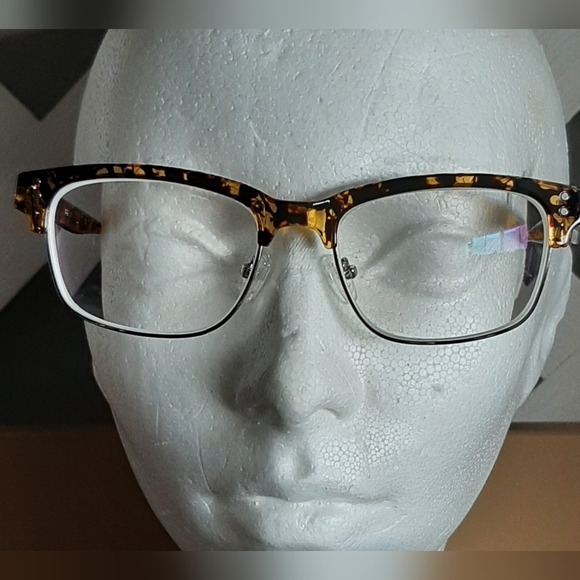 Burnett Browline Tortoiseshell Prescription Glasses - Picture 2 of 5